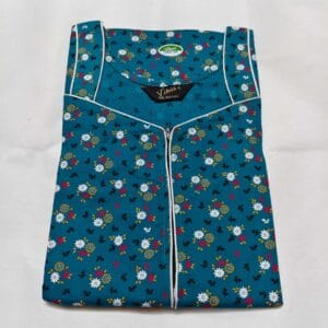 Vikas Long Zip Cotton Nighty