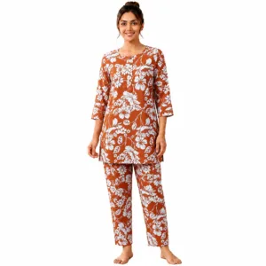 Cotton Night Suit Co ord Set (M to XL)