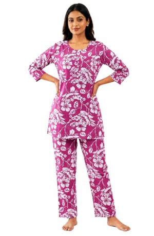 Cotton Night Suit Co ord Set (M to XXL)